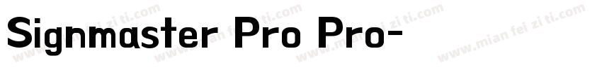 Signmaster Pro Pro字体转换